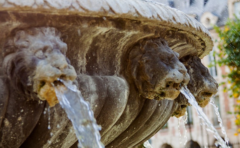 Fountain at Place des&nbsp;Vosges