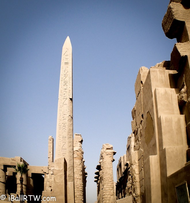 The Obelisk at Luxor Temple